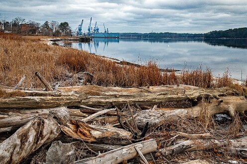 Kennebec River at Bath Maine